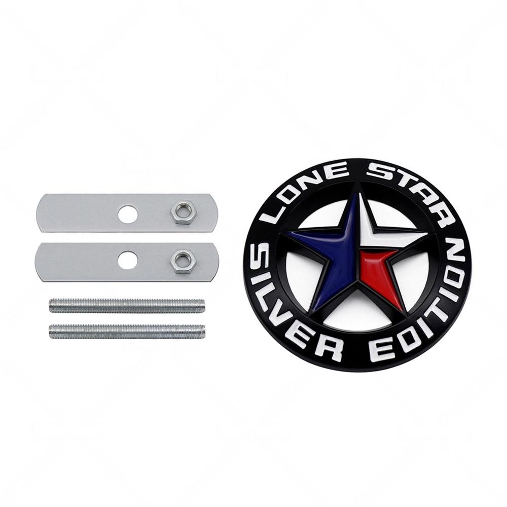 For Jeep Lone Star Texas Offroad Modified Accessories Car Logo Badge LoneStar EDITION Car Grille Air Intake Logo ALT1