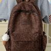 Schoolbag New Large-capacity Backpack High-value Leopard Print Schoolbag Sweet Junior High School Backpack Travel Campus Backpack
