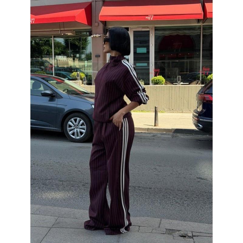 Womens 2026 Stripe Track Suit Set