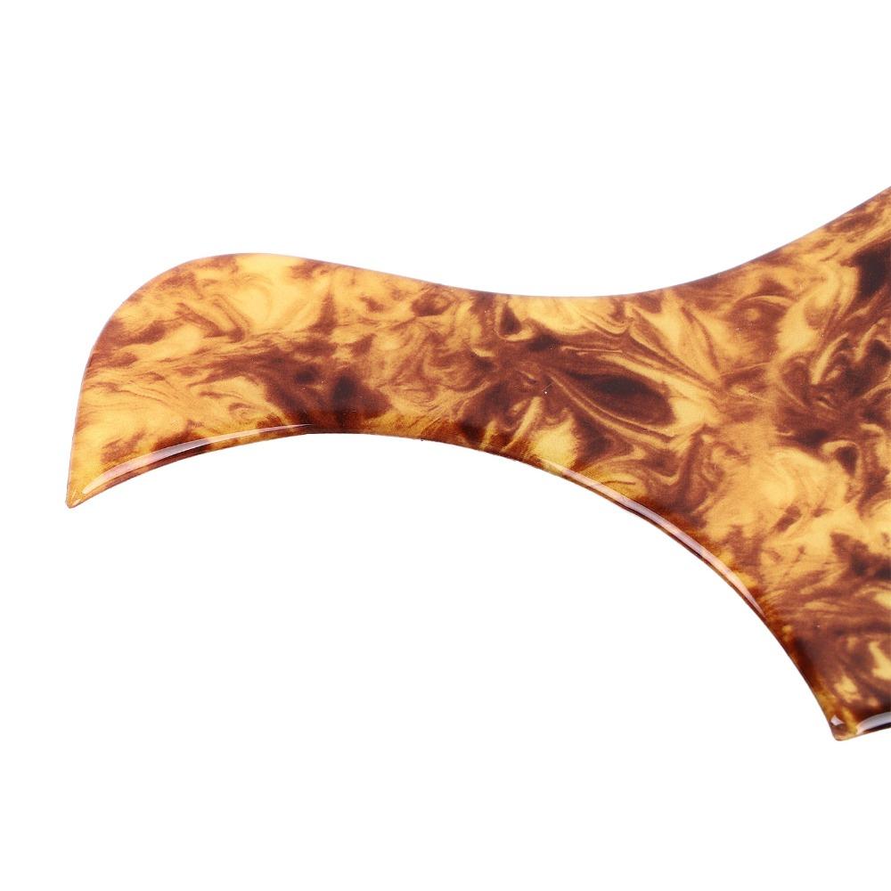 Self Adhesive Acoustic Guitar Pickguard Clear Amber Scratch Plate Guitar Pickguard Acoustic Guitar