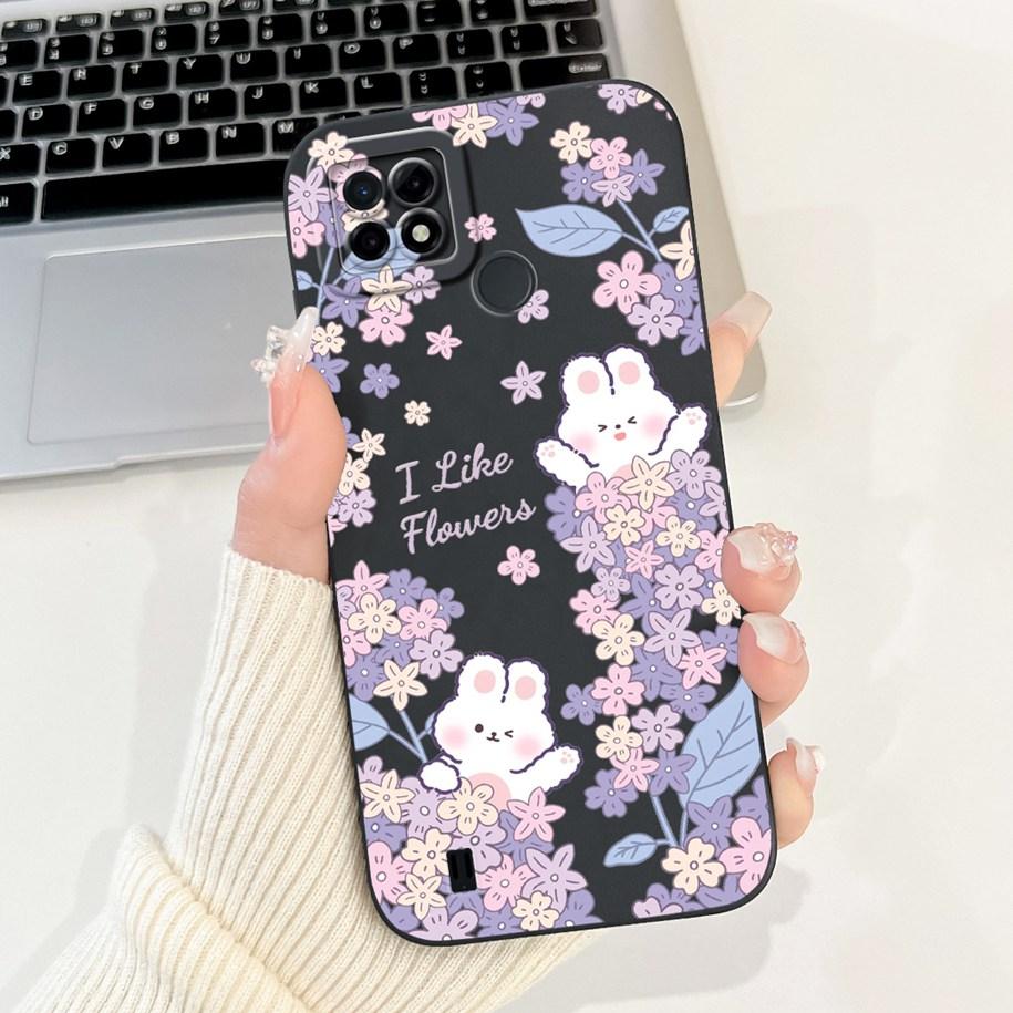 For Realme C21 RMX3201 Case Realme C25 Cover Popular Sunflower Soft Silicone Phone Case For Realme C25S C25Y C21Y C 21 C 25 Capa