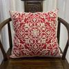 Luxury Embroidered Cushion Cover Vintage European Floral Throw Pillow Case Cotton Linen Decorative Pillowcase For Sofa Couch Bed