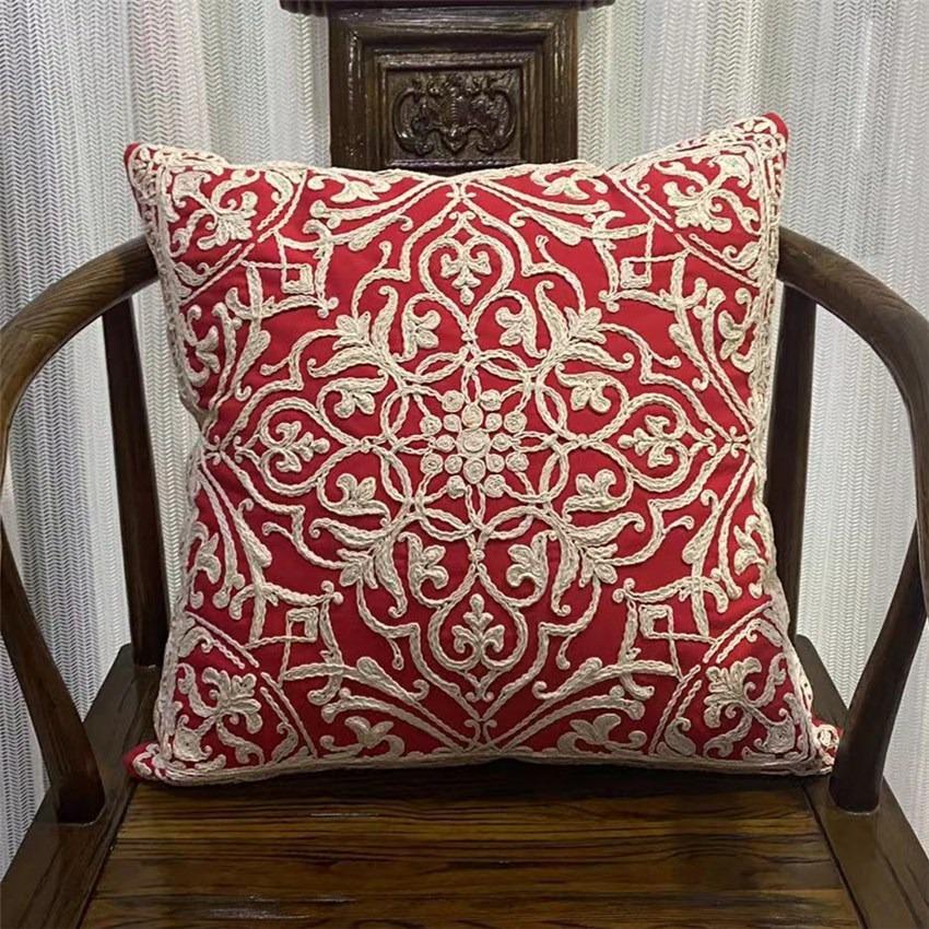 40X40 Elegant Cushion Cover 2D Flat Printed Pillow Peach Skin Case For Sofa Couch Living Room Luxury Home Decor Pillowcase Peach skin 18*18(CM)-1Pcs