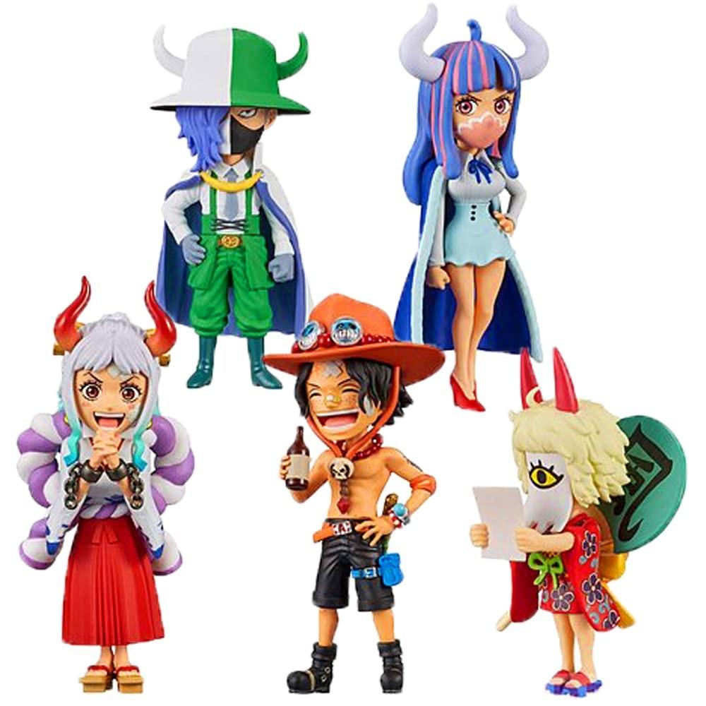 One Piece World Collectable Figure Wano Country Onigashima Edition 2 All 5 Types Set