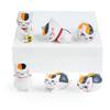 Set of 6 Nyanko-sensei Figures from Natsume's Book of Friends, 6cm Plush, Lightweight, Painted, Finished, Tabletop Decor, Ornament, Office, Home,