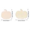 Set of 10 Unfinished Pumpkin Cutouts Paintable Plaque for DIY Halloween Thanksgiving Decoration Party Supplies