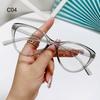 Retro Cat Eye Glasses for Women Fashion Blue Light Blocking Glasses Computer Games Reading Eyewear Clear Lens Black Frame