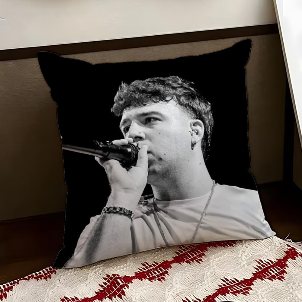 

QQuevedo Buenas Noches Cushion Cover Reversible Soft Durable Pillow Cover Home Car MultiScene Use for Daily Comfort 30X30cm