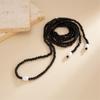Vintage Bead Long Necklace Neckwear with Cool Minimalist Accent for Casual and Formal Wear Comfortable Lightweight