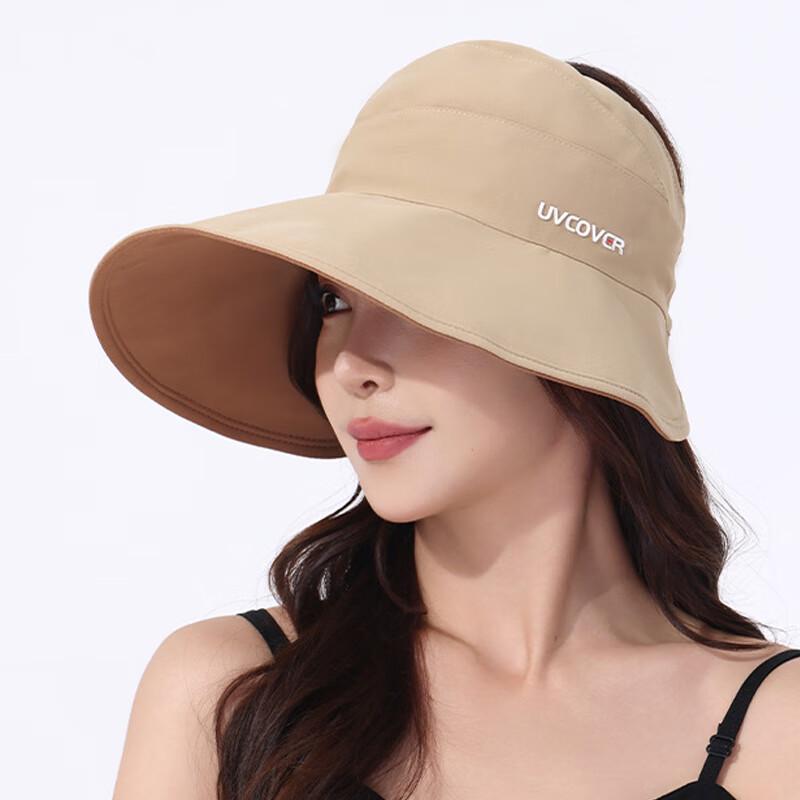 Женская двусторонняя летняя шляпа-козырек от солнца One Size