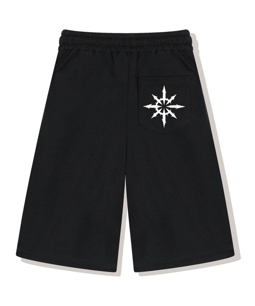 Keuloseudas Black Mark Wide Bermuda Shorts Pants 2 Color [Crst_1002]