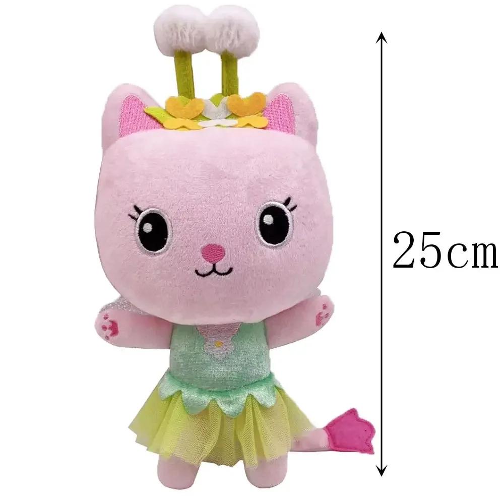 ***New Gabby'S Doll House Plush Toy Backpack Cat Cake Cat Mermaid Stuffed Animals Plushie Dolls For Kids Gift