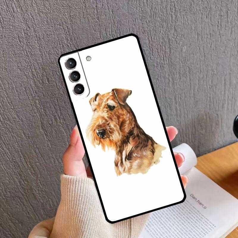 Airedale Terrier Dog Phone Case For Samsung Galaxy S24 S26 Ultra S20 S21 S22 S23 S25 Plus S10 S24 S25 FE Cover