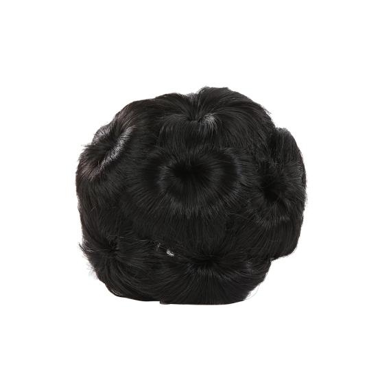 Wavy Curly Synthetic Hair Bun Cover Hairpiece Clip Wig Scrunchie Hair Extensions
