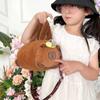 PP Cotton Capybara Bucket Bag Soft Plush Doll Shoulder Bag Phone Bag Panda Crossbody Bag  Daily