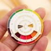 Multicolour Spinning Color Compass Keychain Rotable Color Palette Keychain  Classmate Gifts