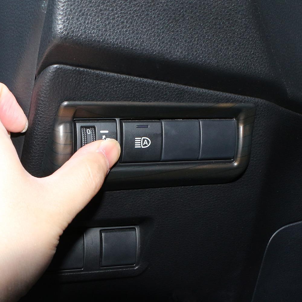 For Toyota Corolla Cross XG10 2025 2025 2025 LHD Headlight Switch Panel Cover Head Lamp Light Sticker Trim Interior Accessories