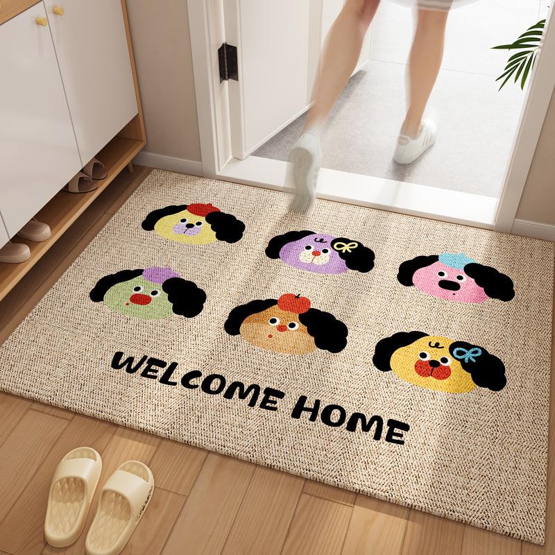 Eingangsteppich Toilettenmatte Badezimmer Rutschfest Stark Saugfähig Toilettentür Bodenmatte Saugfähig Toilette Badezimmer Badezimmerteppich Kieselgur