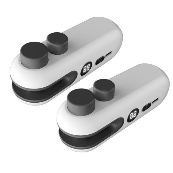 1/2Pcs Mini Bag Sealer with Cutter Power Display Screen 2 in 1 Portable Handheld Bag