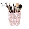 Makeup Brush Holder 3D Printed Bow Holder, Large Capacity Beauty Tool Eye Shadow Desk Organizer, Bowknot Pencil Storage Container Cup Concealer