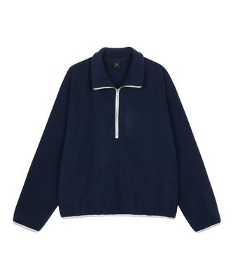GUVO Fleece Half-Zip Pullover, Navy