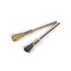 YFFSFDC Router Brushes, Pack of 40, Brush-Shaped Brass Wire Brushes and Steel Brushes with 2.35mm Shafts, Abrasive Brushes for Dremel Rotary Tools, Ac