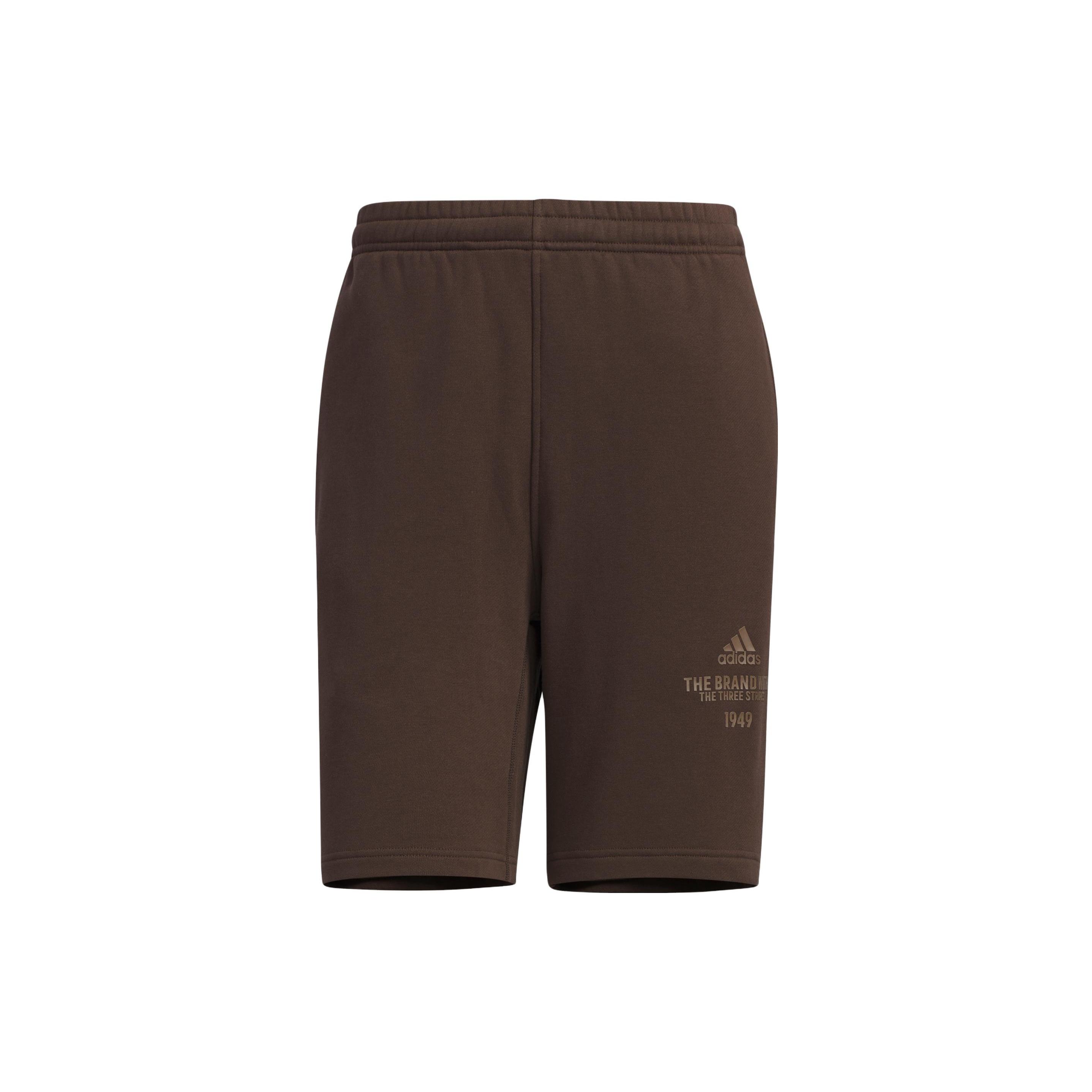 adidas Verbiage Shorts Dark Brown Men s IP3932 M