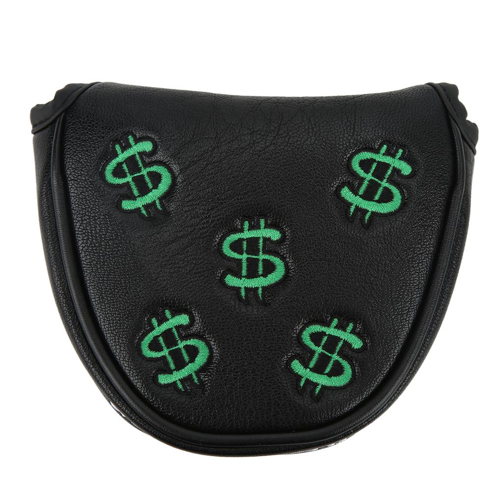 Golf Putter Head Covers PU Leather Waterproof Sunscreen Putter Headcover Golf Club Protector with