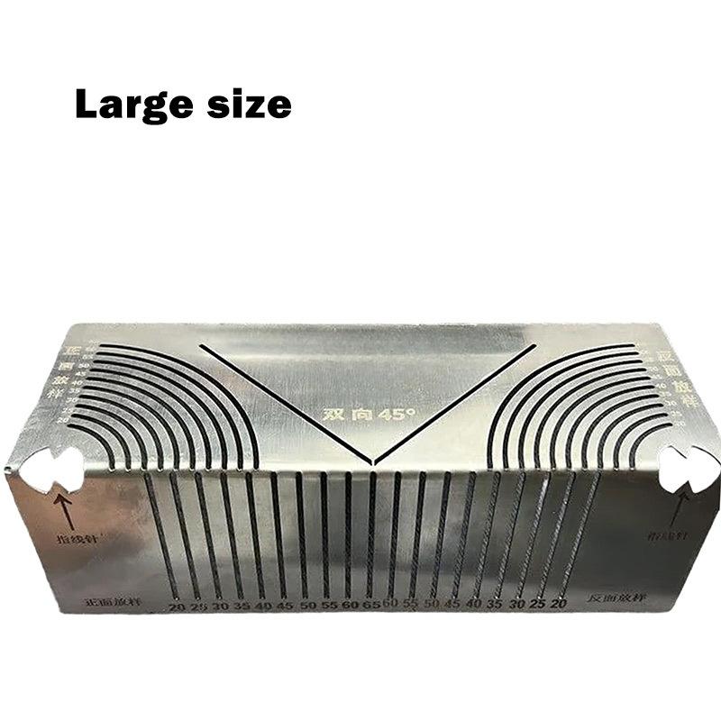 

Инструмент для разметки дуг Прецизионный гибкий угол Алюминиевый сплав Угломер для торцовки Многофункциональный инструмент для разметки линий Линейка 80mm