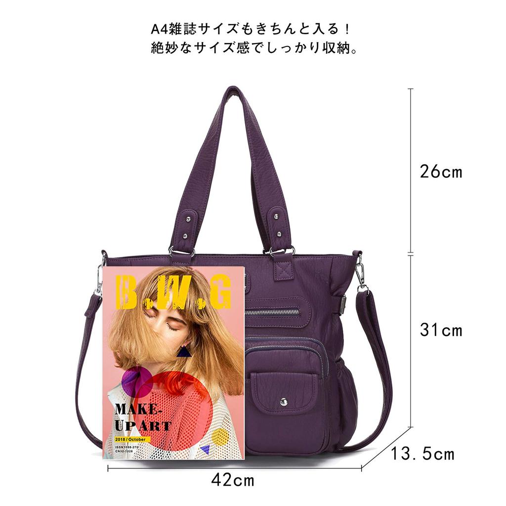 Shoulder Crossbody Tote Bags for For Birthday Gift [KL928] Women's Bags, Bags, Handbags, Bags, Women, A4, 3-way, Lightweight, Commuting, School,