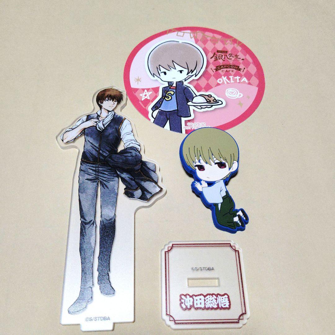 

[USED] Gintama Okita Sougo Flowers, Birds, Wind and Moon Acrylic Stand, etc.