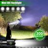 LED Hochleistungs-Taschenlampe, USB wiederaufladbar, taktische Taschenlampe mit 5 Modi, Aluminiumlegierung, wasserdicht, Mini-Laterne für Camping