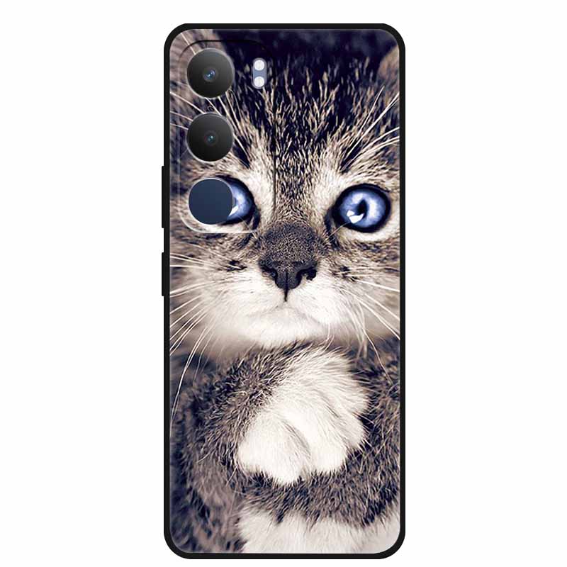 For Vivo Y19s 4G Case TPU Dustproof Coque Shell Black Soft Silicone Case for Vivo Y19s Pro Y 19s 4G Protective Phone Back Cover