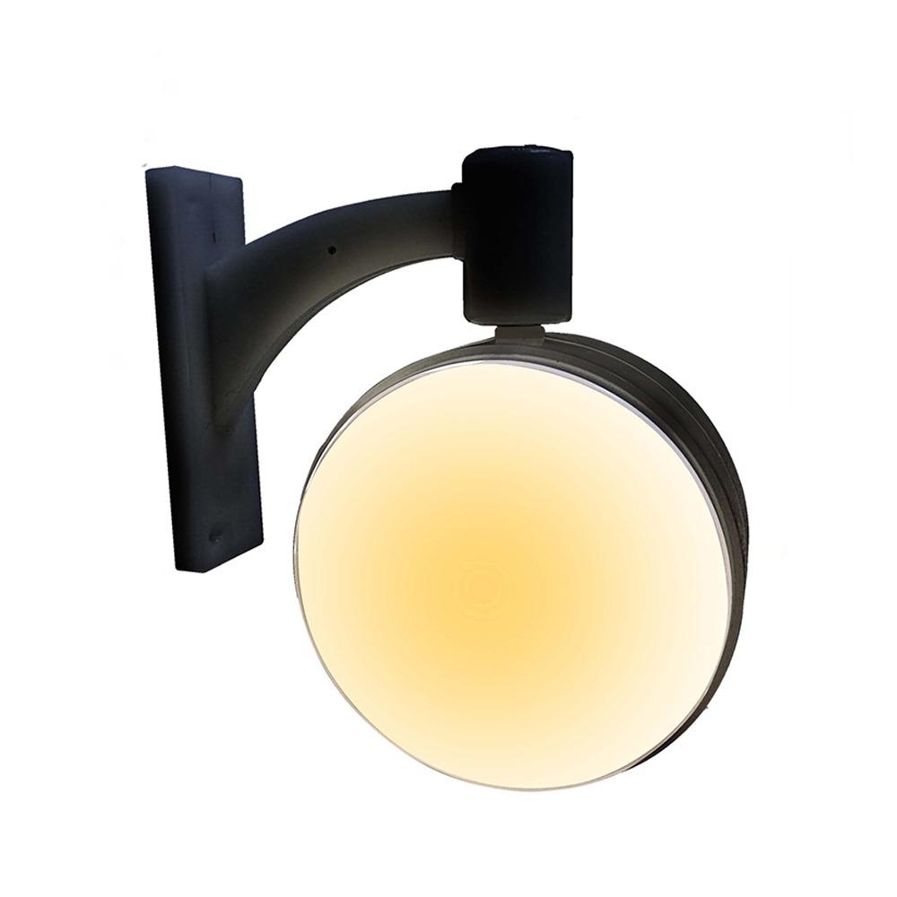 Round Square LED Refrigerator Magnet Light Sign Miniature DIY Glowing Fridge Magnet Restaurant