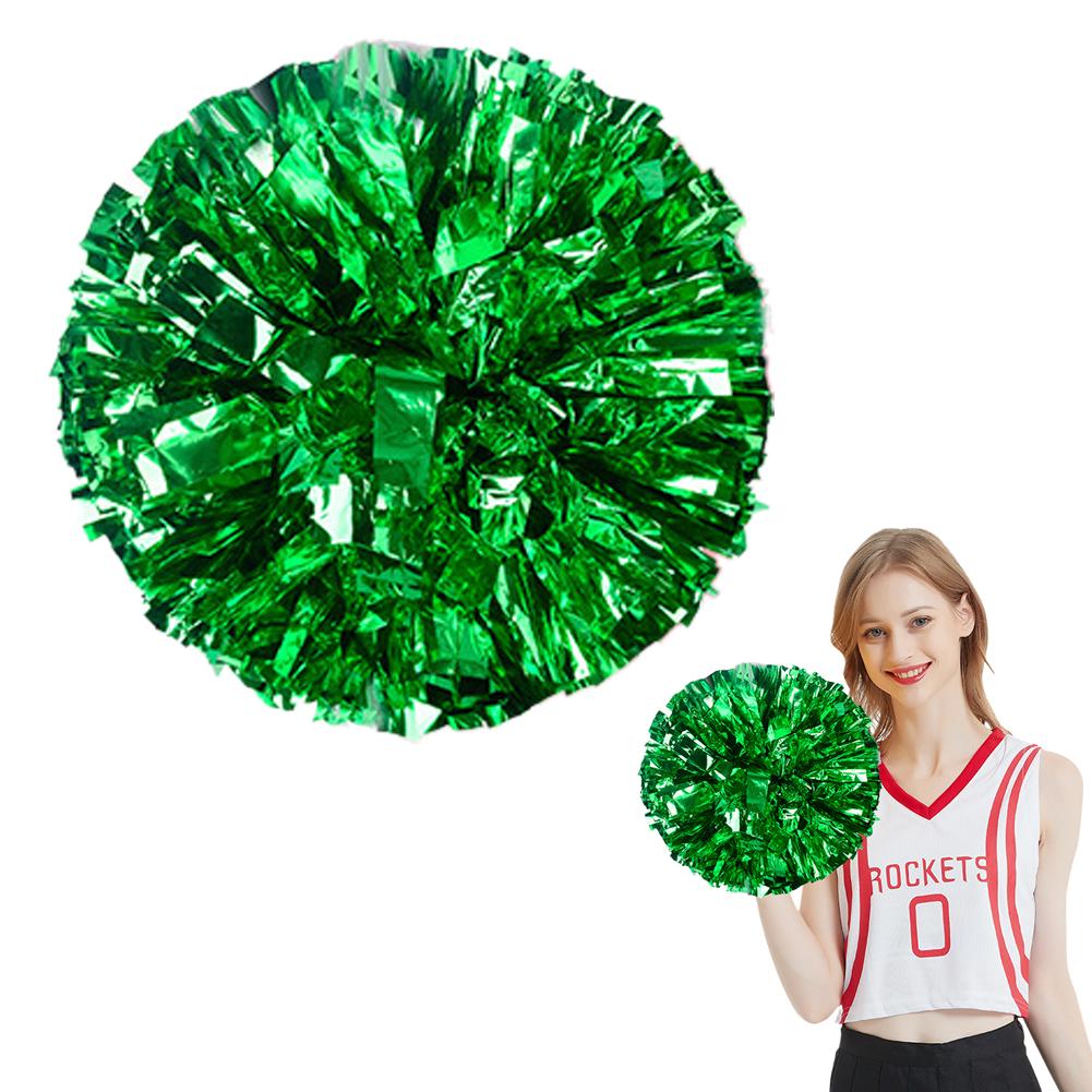 1pc Cheerleading Pom Poms Colorful Crinkle Balls Girls Kids Finger Cheer Balls Dance Cheerleading Accessories