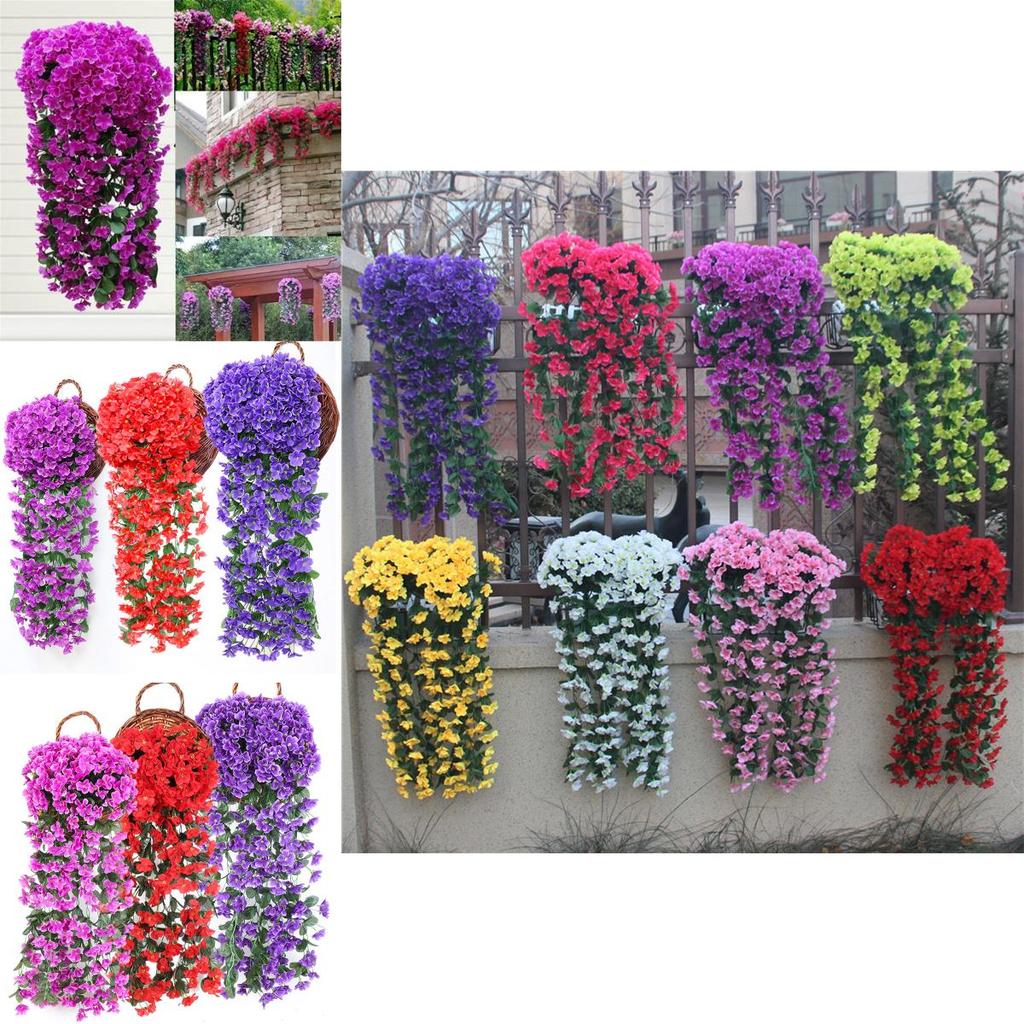 Beautiful 5 Petals Orchid Artificial Vine For Sophisticated Wedding And Party Decor