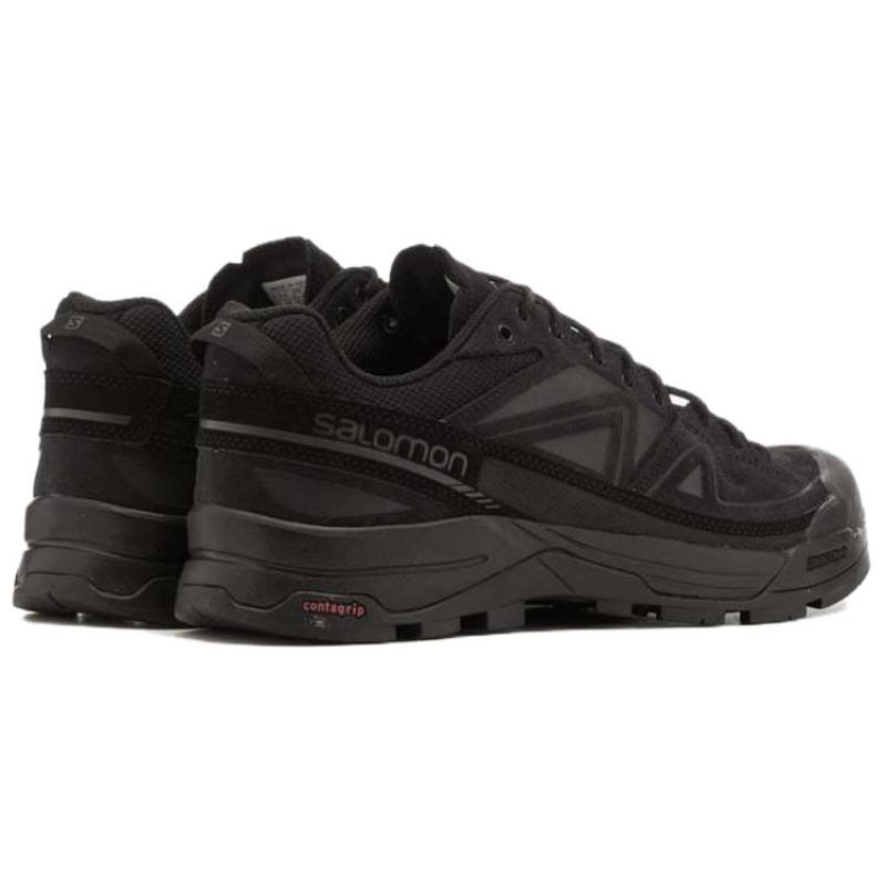 X-ALP Salomon Leather 'Black Asphalt' Sneakers L47596300