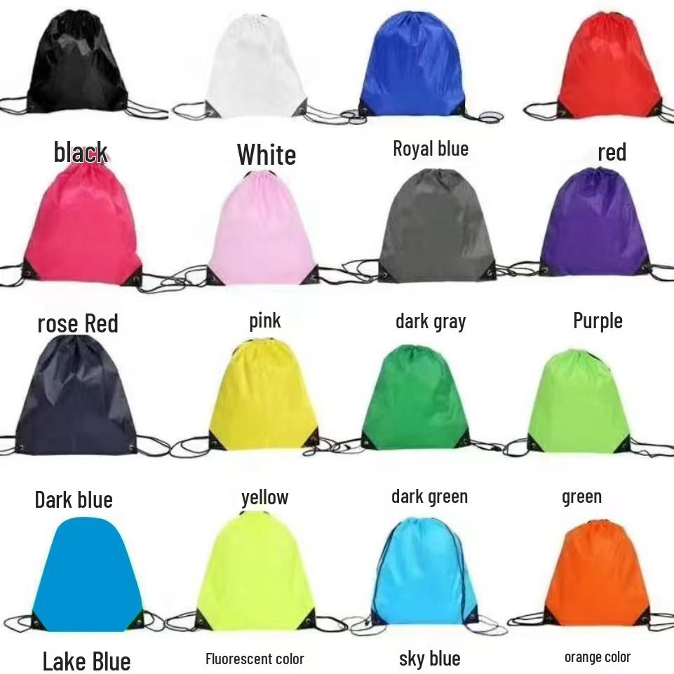 Marathon Event Polyester Drawstring Backpack In Stock