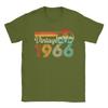 Vintage Vintage 1966 Made in 1966 Retro 60th Birthday Gift TShirt Men Cotton T Shirt  Short Sleeve Tee Shirt Gift Idea Clothes