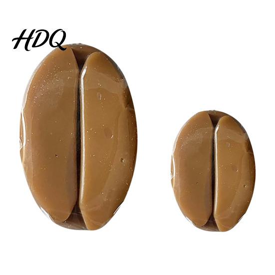 Bag Pendant Stress Toy Squeeze Realistic Food Healing Sensory Slow Rebound Coffee Fidget Bean Shape Decompression Tool Portable Keychain