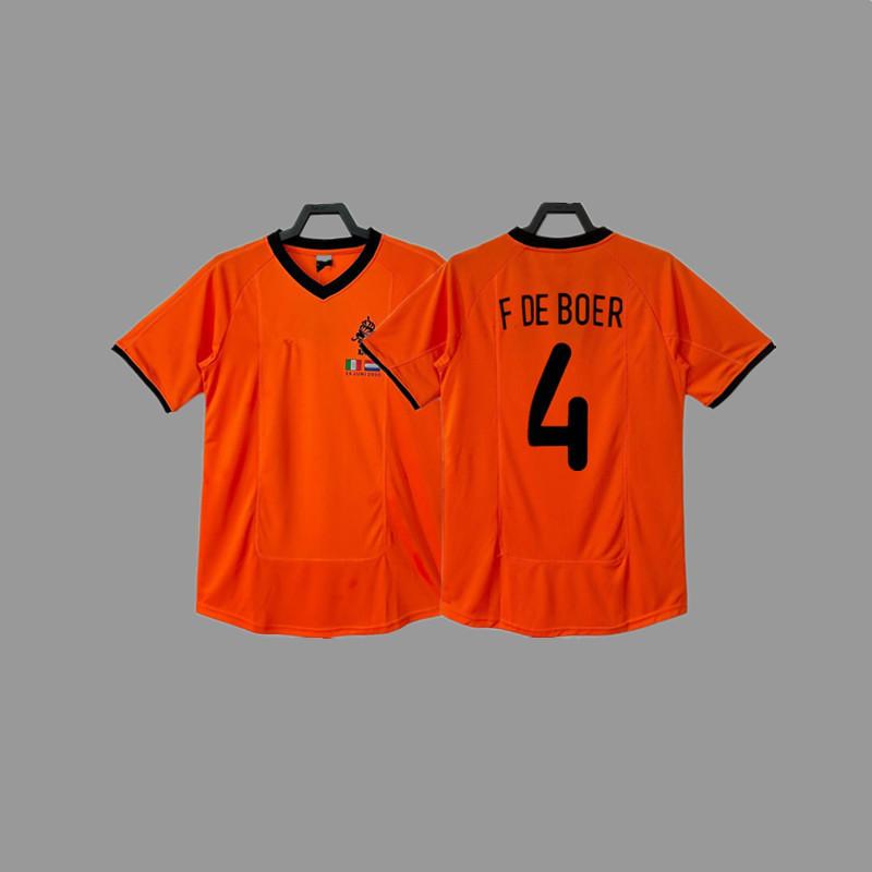 Retro jersey, football jersey, classic nostalgic replica Thai jersey, game training jersey, short-sleeved sportswear.