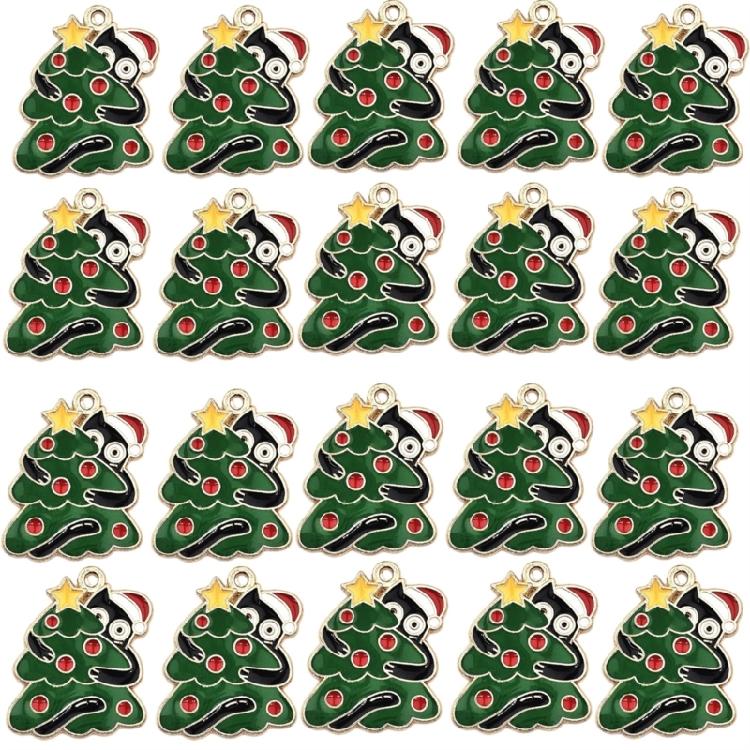 20pcs Cartoon Cats Charm for Seasonal Jewelry Making Necklace and Bracelet Pendant Stylish Handmade Keychain Accessories