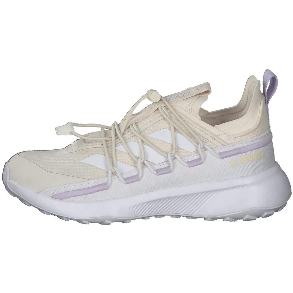Adidas Terrex Voyager 21 Canvas Travel Hiking Wonder Tint Size Cm Shoes, LGJ29, Women's, White/Footwear White/Purple (FZ3337), 22.5