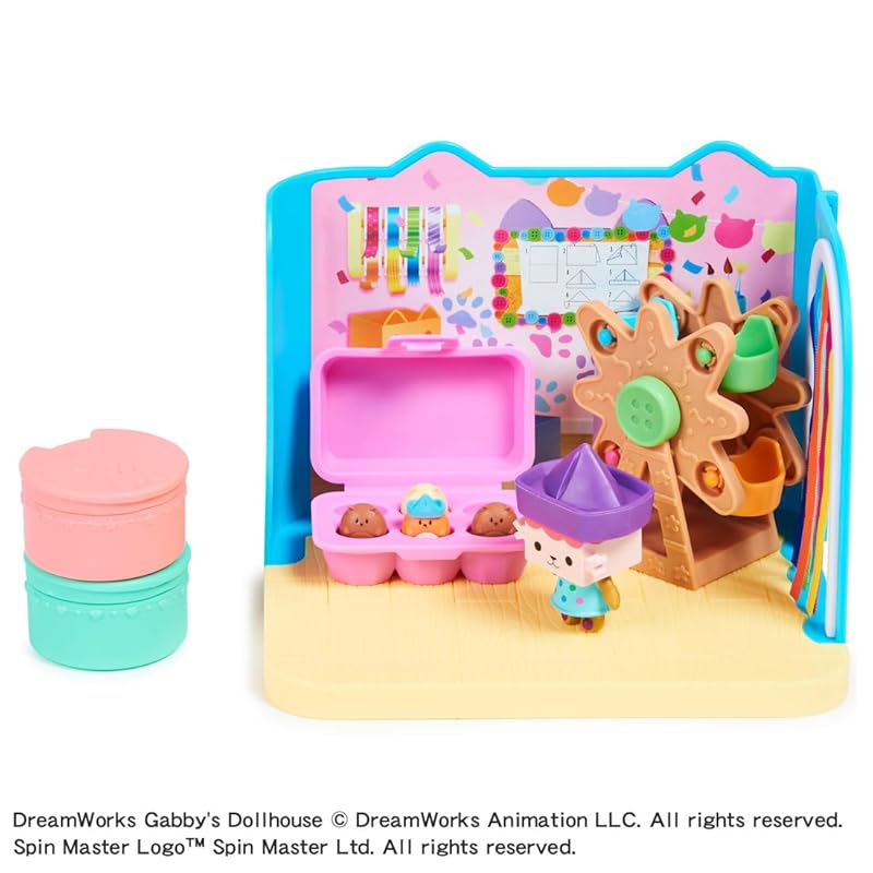 Gabby's Dollhouse Baby Box Craft Friends Room Set