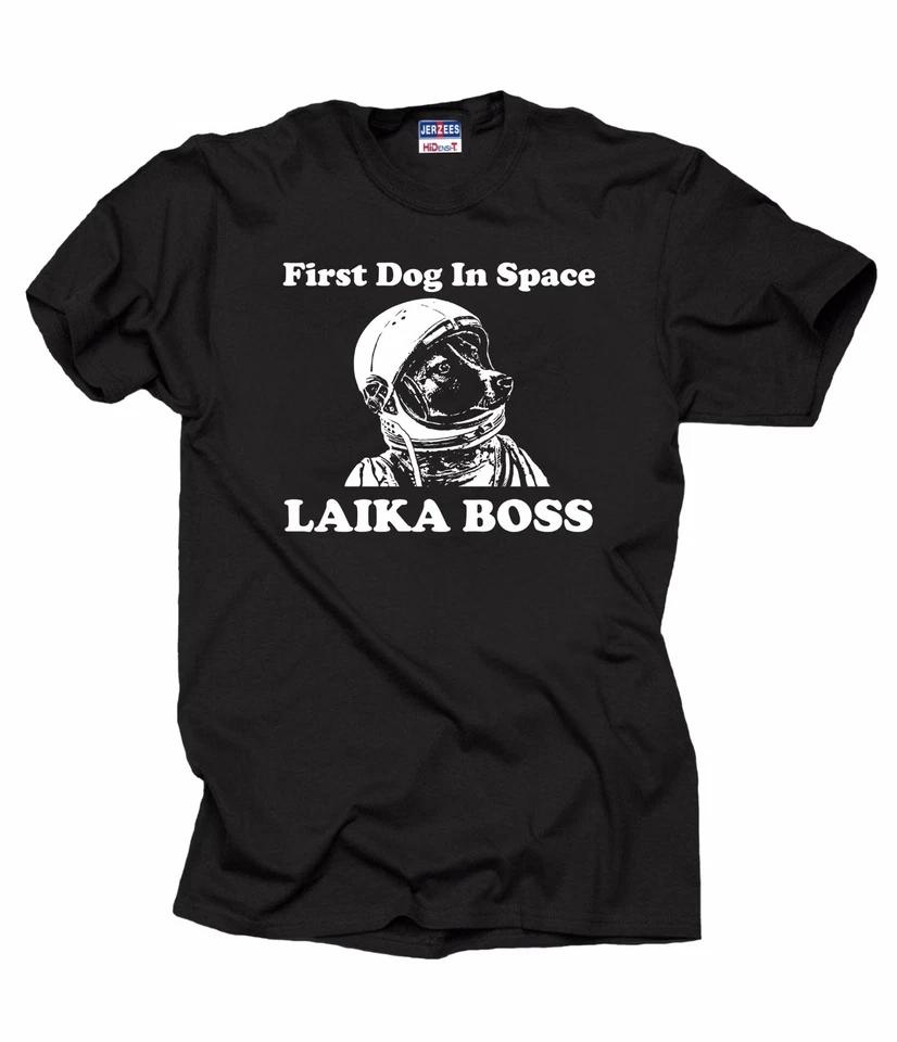 First Dog In Space Laika Boss Funny Space T-T-shirt Laika Dog in Space T-T-shirt S