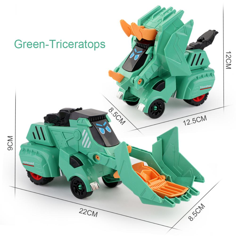 Monster Truck Diecas Vehicle Transformation Car Toys For Boys Dinosaur Deformation Plastic Action Figures Robot Kid Gift
