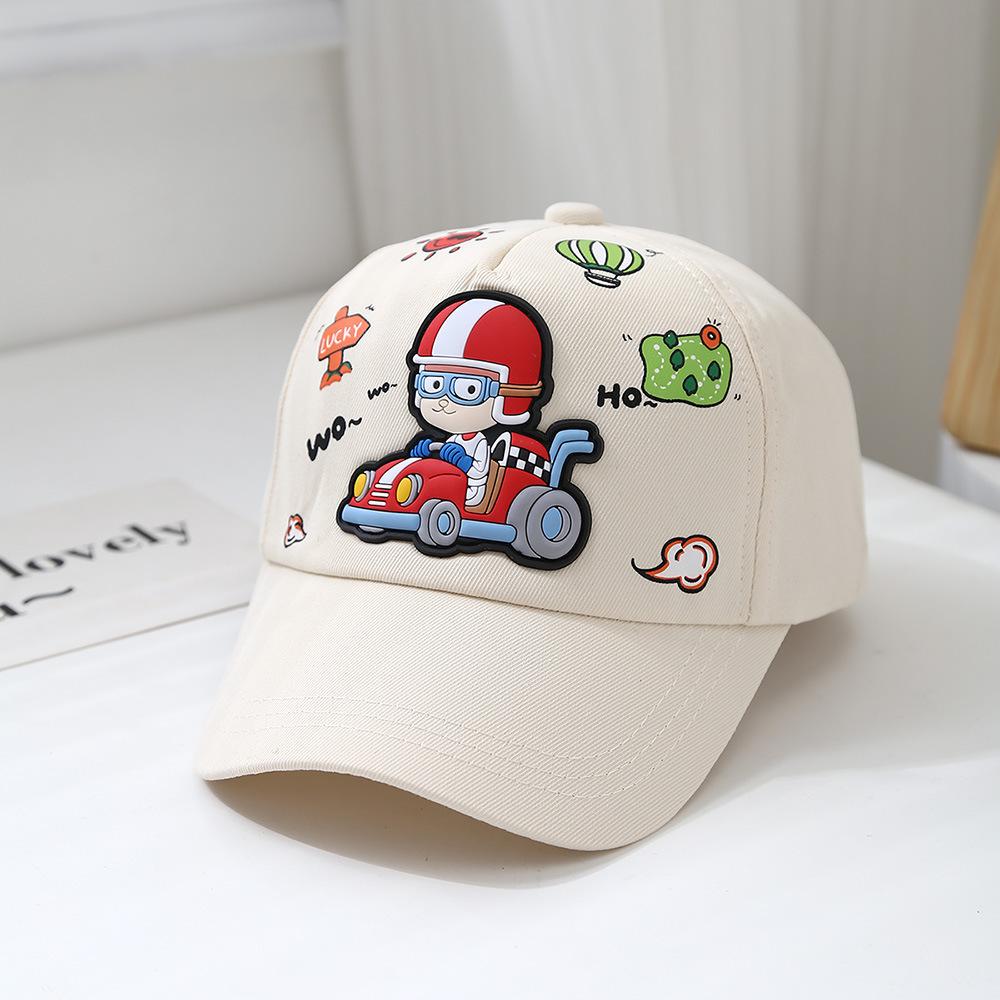 Children 's Sports Hats School Baby Boys Baseball 2026 Summer Embroidered Vehicles Outdoor Kids Caps for 2-8Years Adjustable