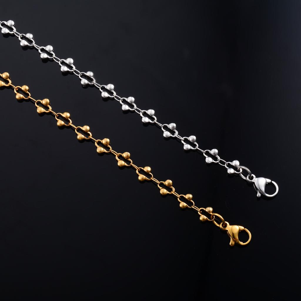 5mm Breites Damen Armband aus Edelstahl Bangle für Hand und Fuß Knöchel Kette Damen Mädchen Fußkettchen Schmuck Zubehör Ihr Geschenk