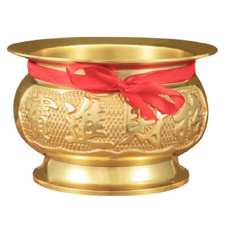 Brass Incenses Stick Holder Offering Bowl Ritual Vessel Incenses Burners of Buddhas Home Indoor Worship Censers Supplies