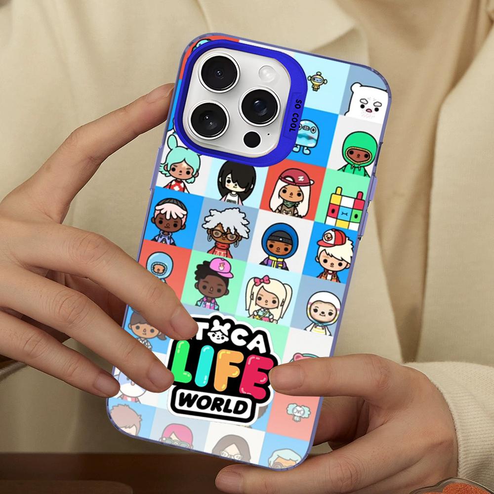 Toca Boca Toca Life World Phone Case For IPhone 16 15 14 13 12 11 Pro Max X XR XSMAX 8 7 Plus Matte Shockproof Back Cover